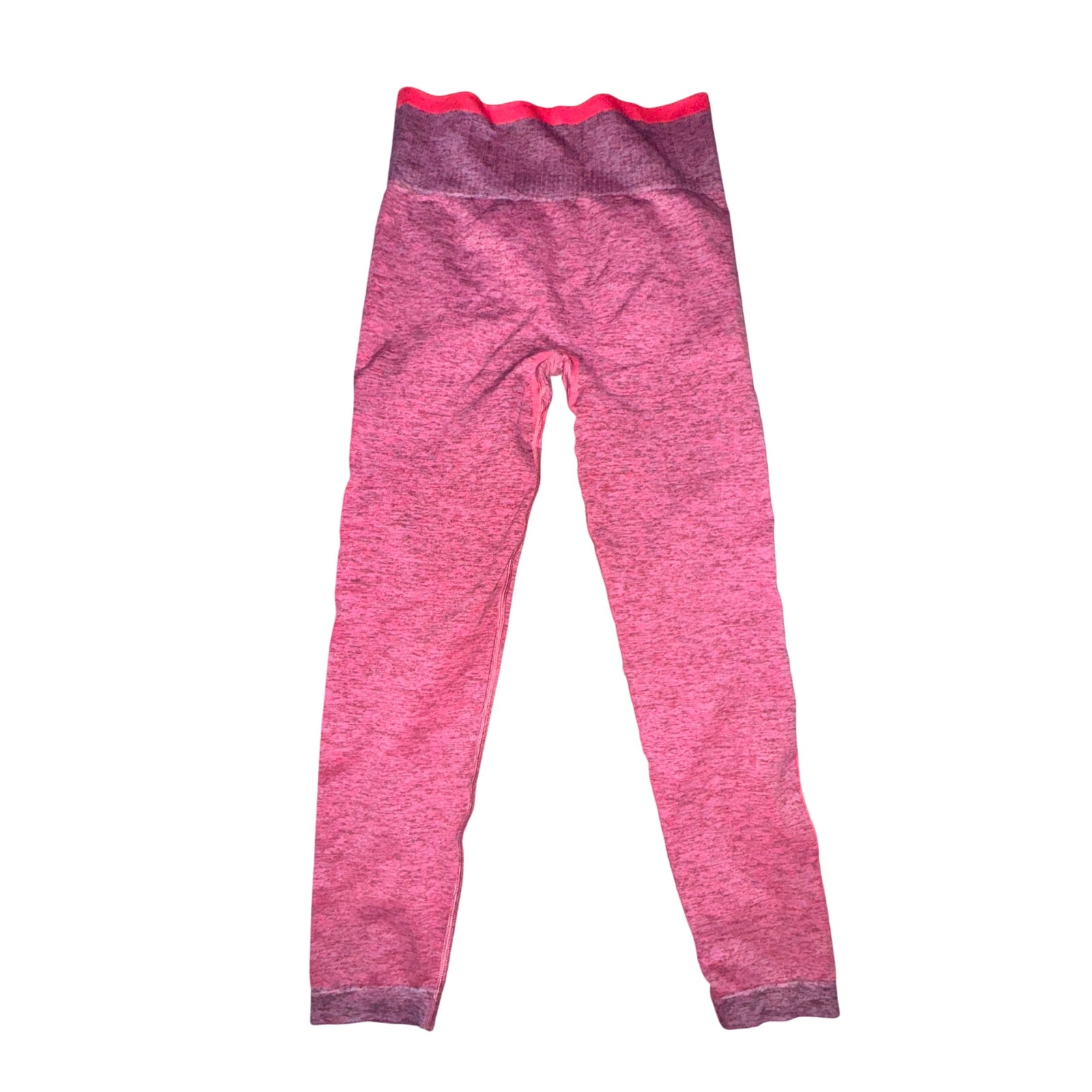 Spanx Look At Me Now Seamless Sculpt Leggings Womens Size M Spacedye Coral Punch